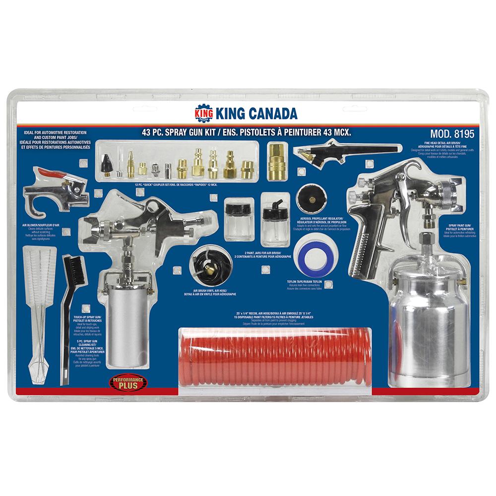 43 pc. Spray gun kit