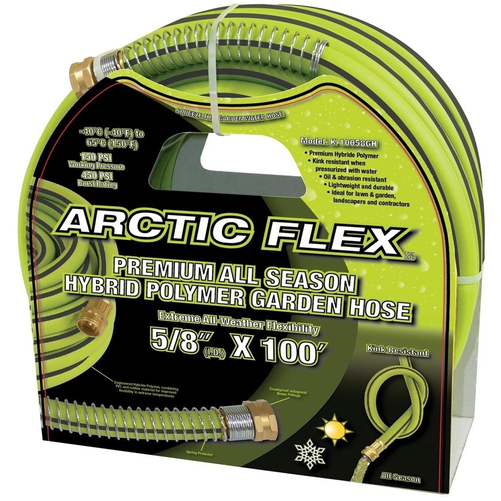 5/8" x 100' Premium hybrid polymer garden hose