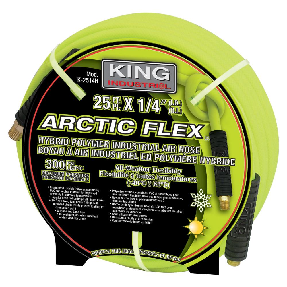 1/4" x 25' Hybrid polymer industrial air hose