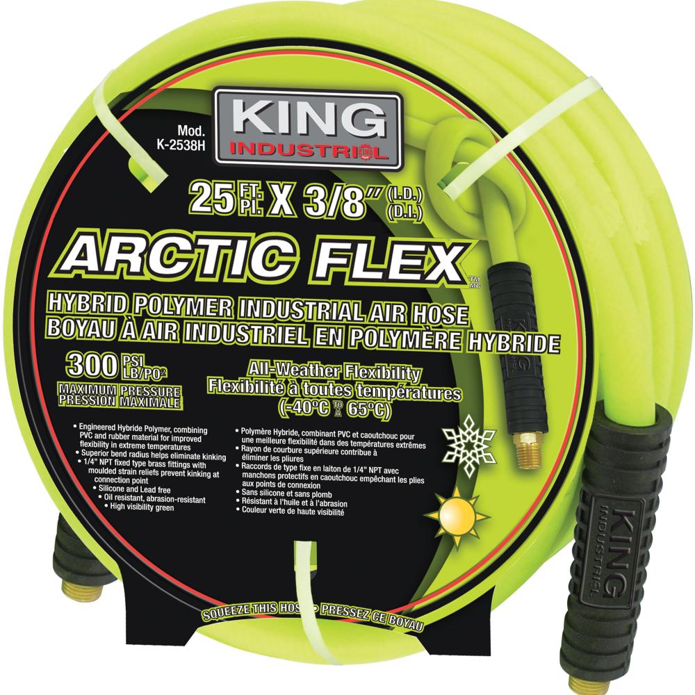 3/8" x 25' Hybrid polymer industrial air hose