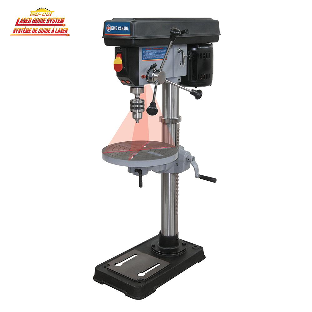 13" Bench drill press with dual laser guide system