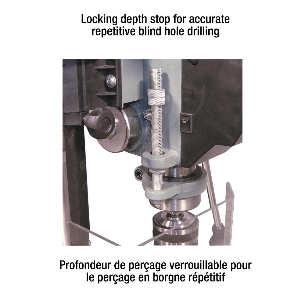 17" Drill press with safety guard