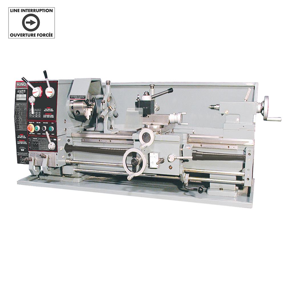 12" x 36" Gearhead metal lathe with taper attachment