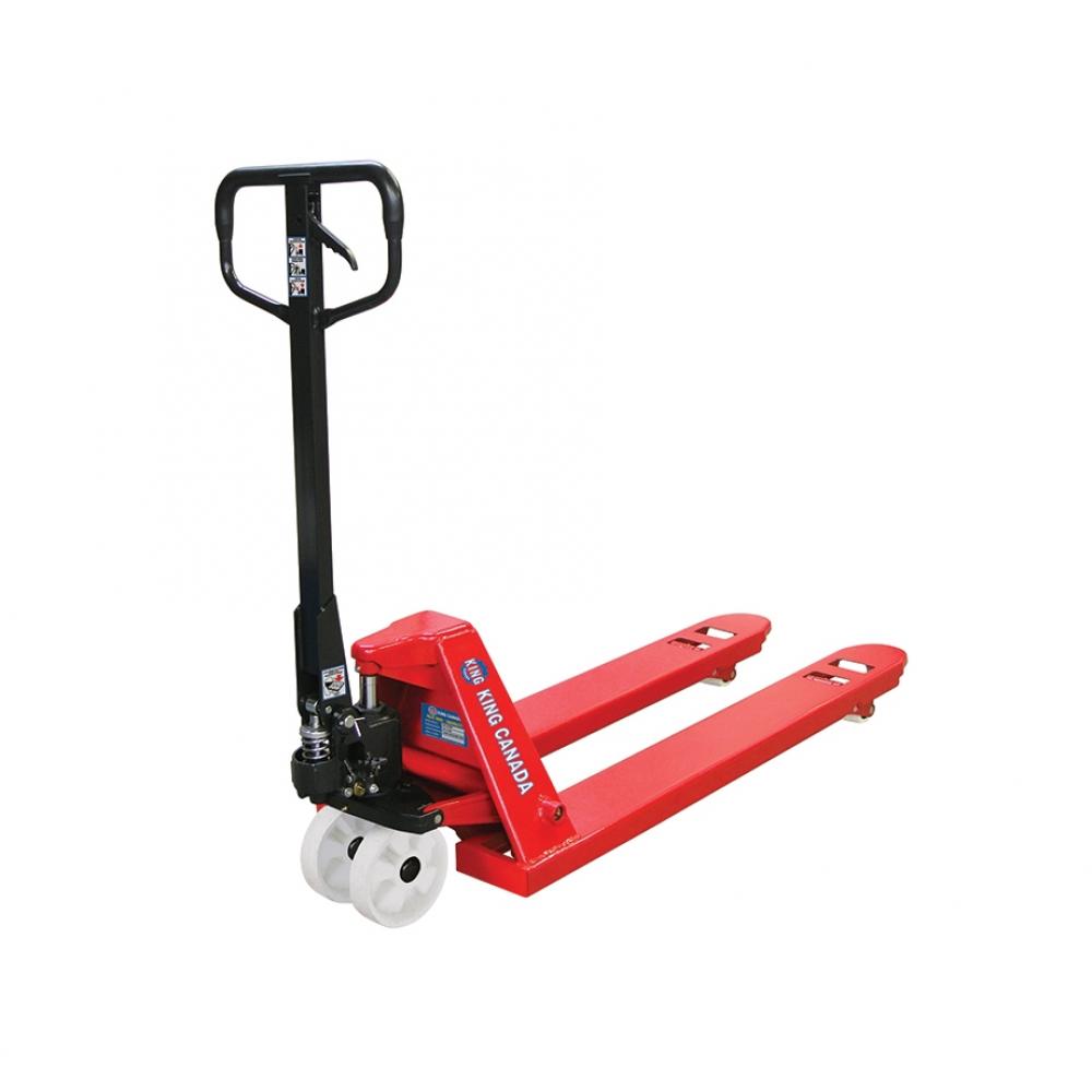21" x 45" Pallet truck with nylon wheels