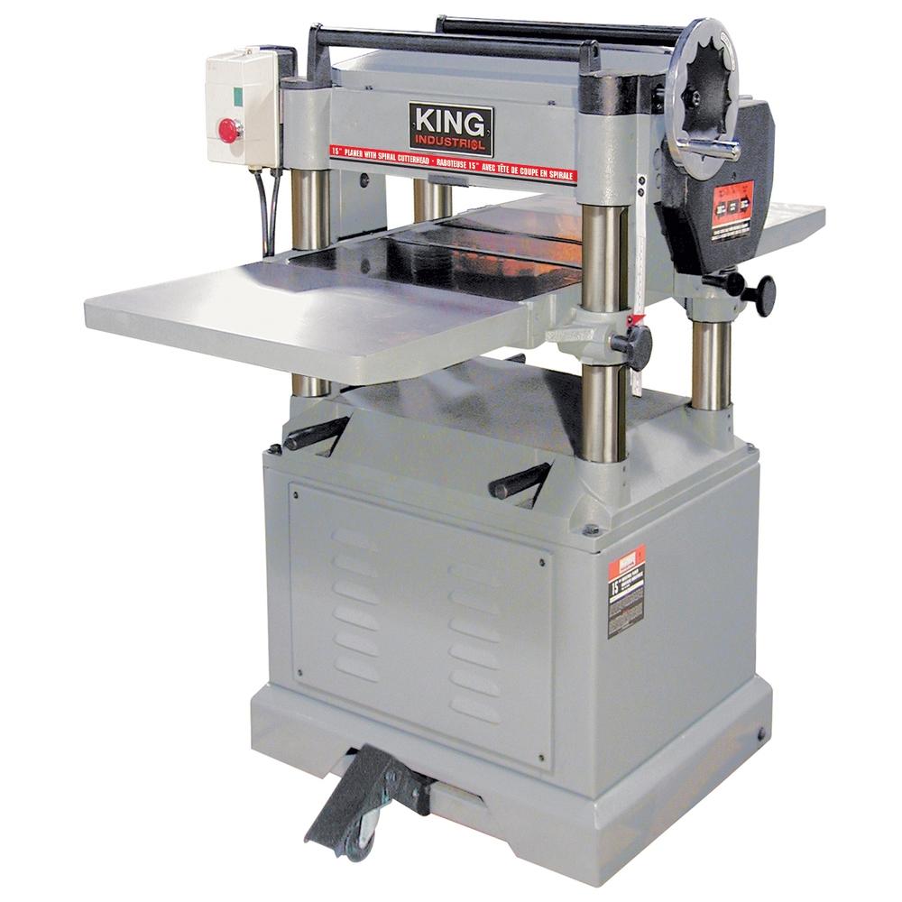 15" Industrial planer with spiral cutterhead