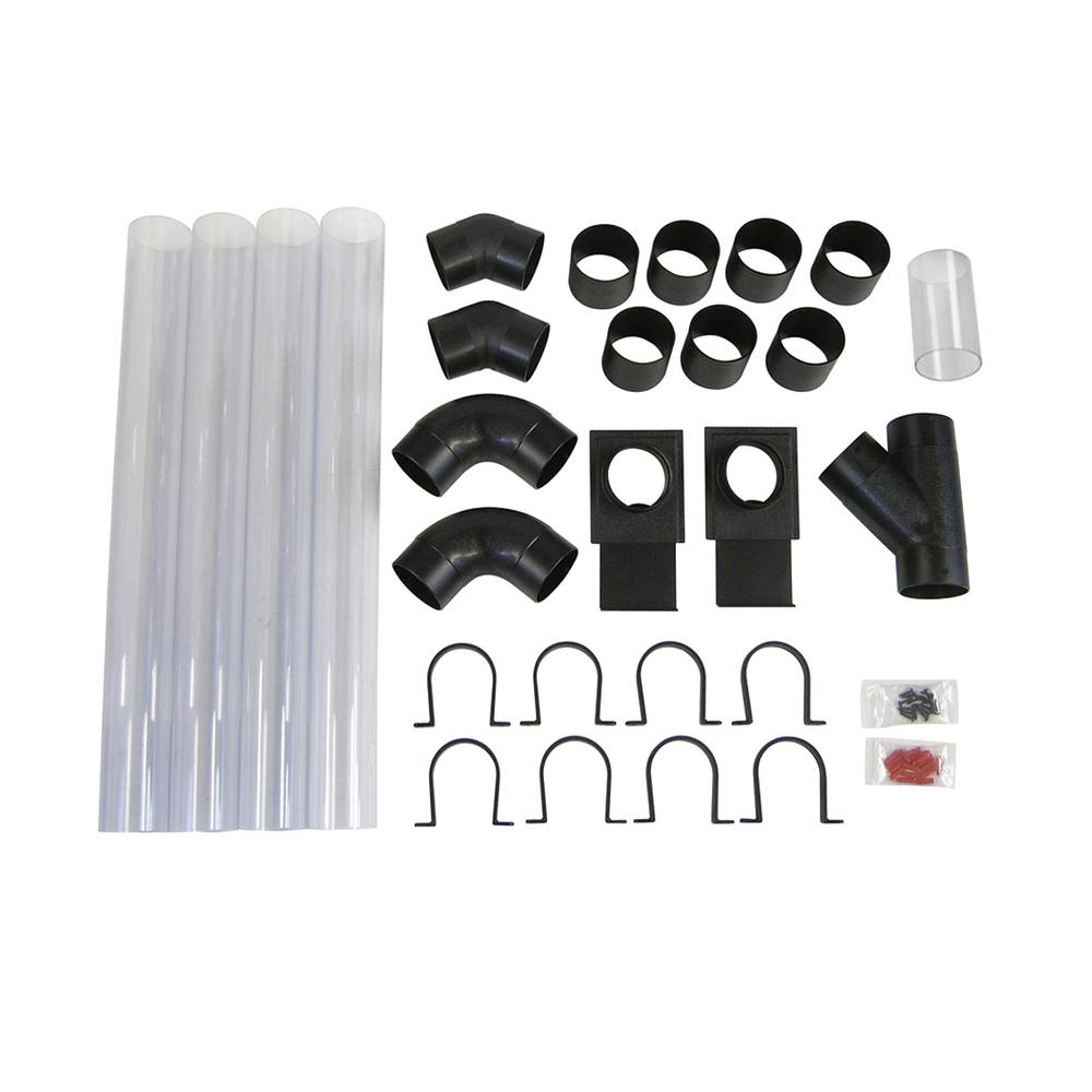 27 pc. 4" Dust collection hook-up system