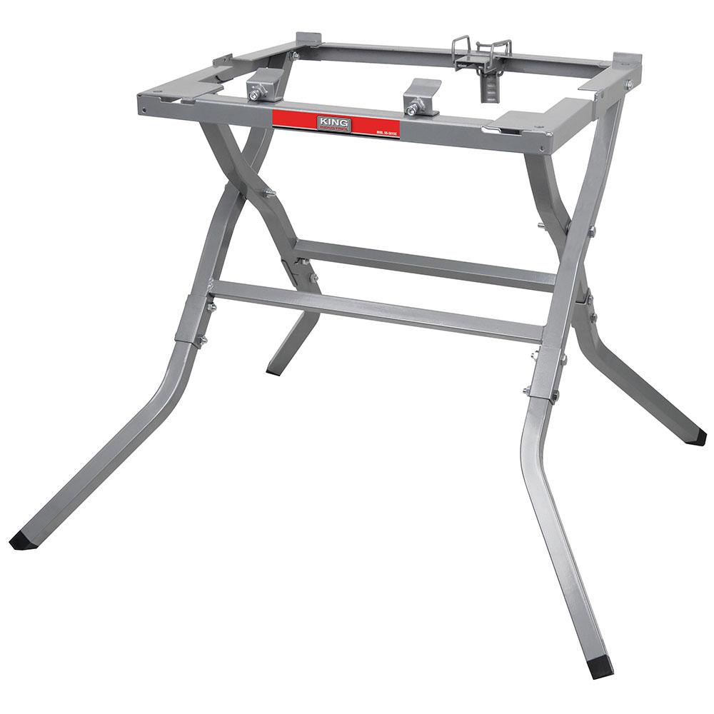Folding stand for 10" worksite table saw