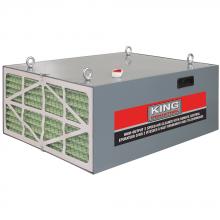 King Canada KAC-1200 - High-output 3 speed air cleaner with remote control