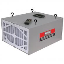 King Canada KAC-410 - 3 Speed portable air cleaner with remote control