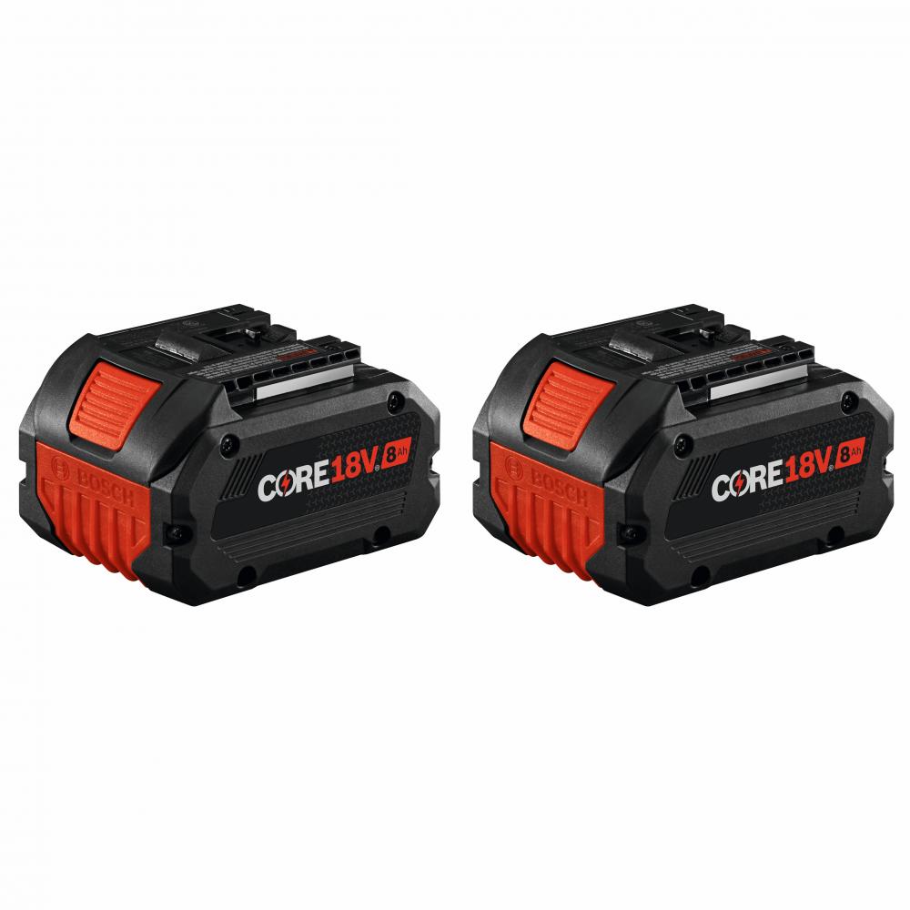 18V 8 Ah High Power Battery, 2-Pack