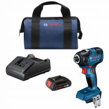 Bosch GDR18V-1800B12 - 18V 1/4 In. Hex Impact Driver Kit