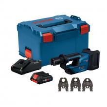 Bosch GPT18V-24L14 - Press Tool W/ 1/2", 3/4", 1" Jaws