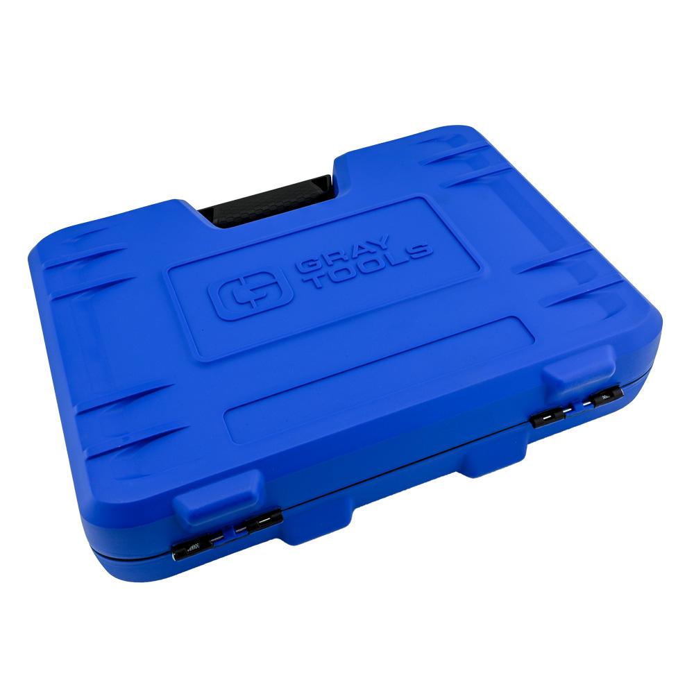 24 Piece 3/8" Drive 6 & 12 Point SAE and Metric, Standard Socket and Attachments Set, 1000V Insu
