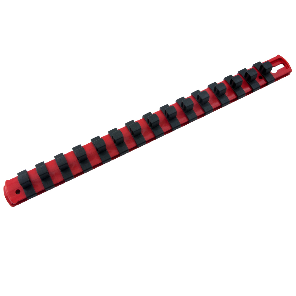 3/8" Drive Socket Organizers for SAE Sockets - Red
