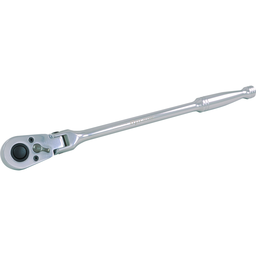3/8" Dr. 48 Tooth Flex Head Ratchet, 11-3/4" Long, Chrome Finish