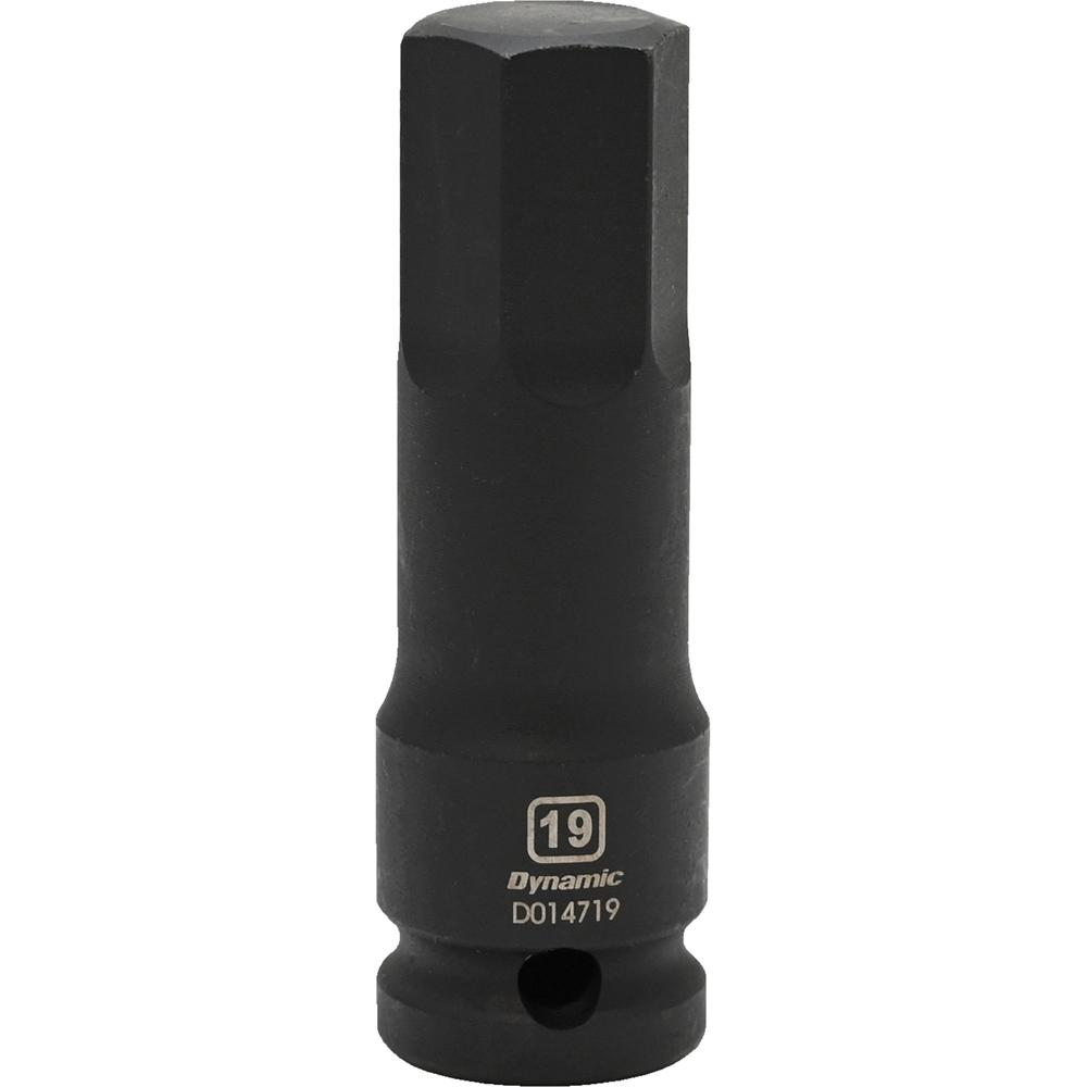 1/2" Drive Metric Hex Head, 19mm, Bit Impact Socket