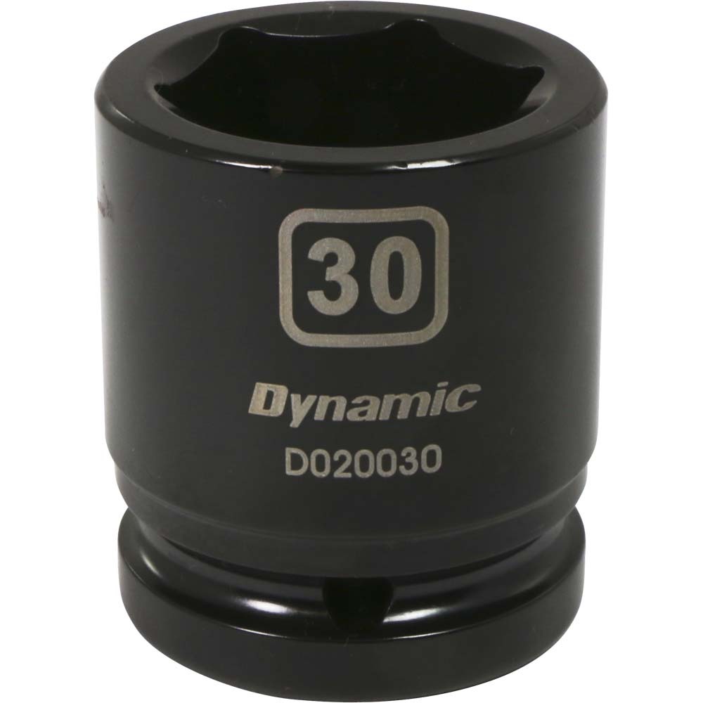 3/4" Drive 6 Point Metric, 30mm Standard Length, Impact Socket