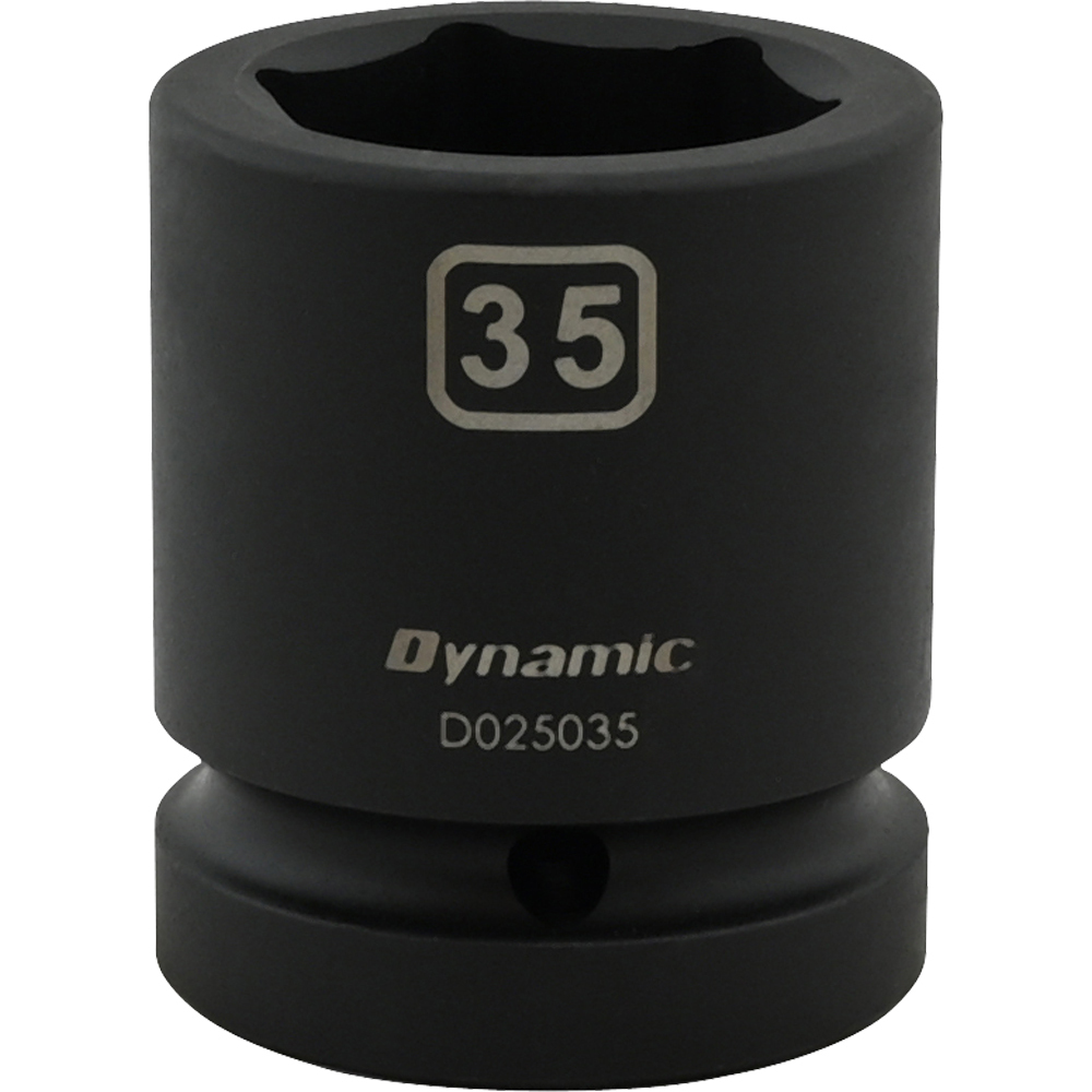 35mm X 1" Drive, 6 Point Standard Length, Impact Socket