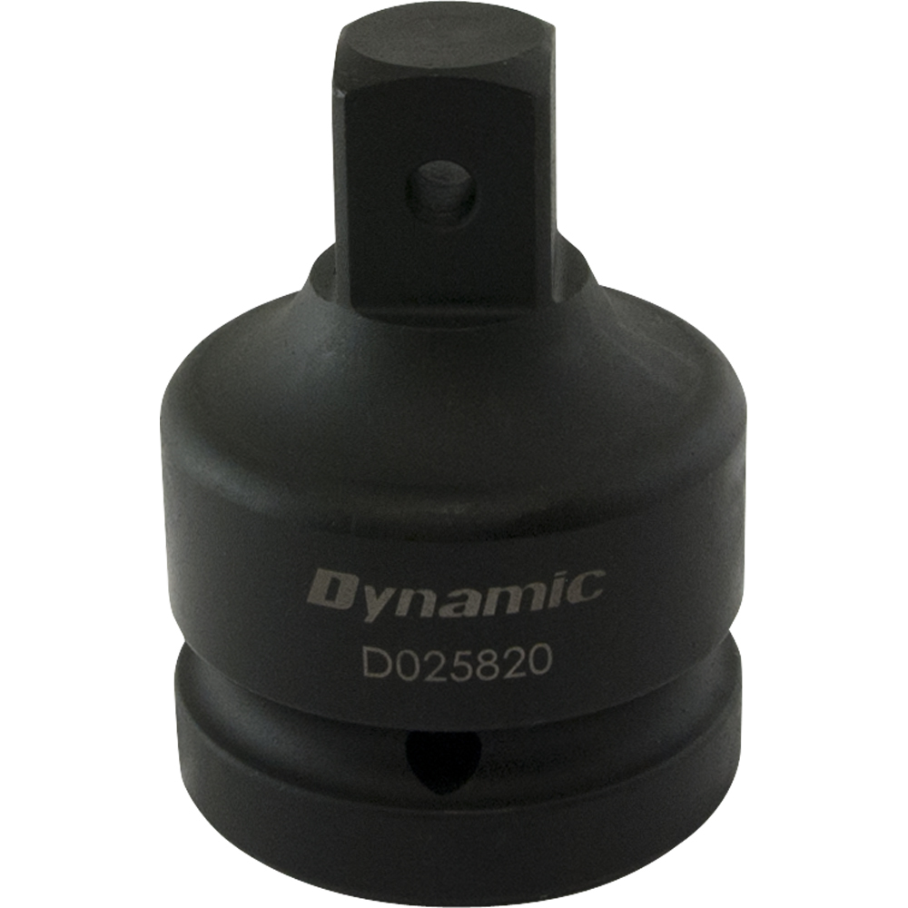 1" Adapter Drive 1'' Female X 3/4'' Male, Black Impact
