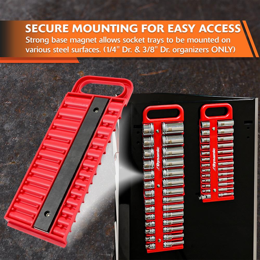 Magnetic Socket Tray 3/8" Drive