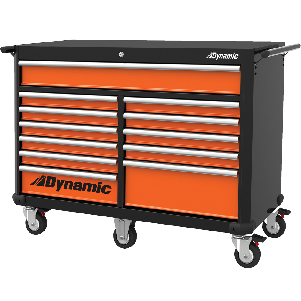 53" Roller Cabinet With 12 Drawers