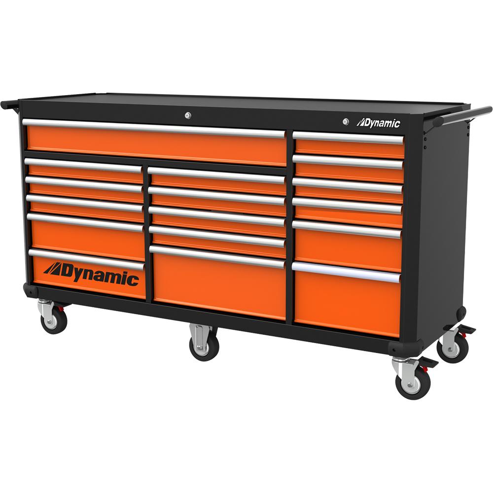 71" Roller Cabinet With 17 Drawers