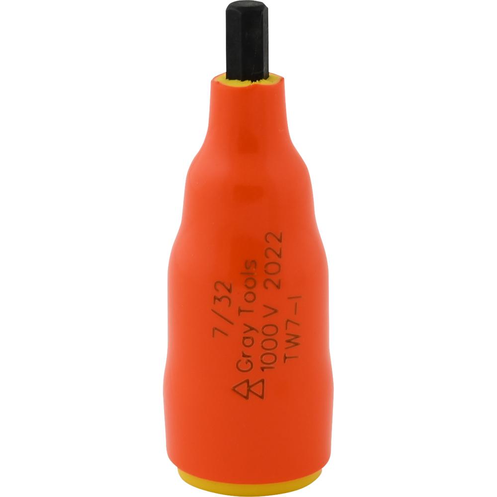 7/32" X 3/8" Drive Standard Length Hex Head, 1000V Insulated Socket