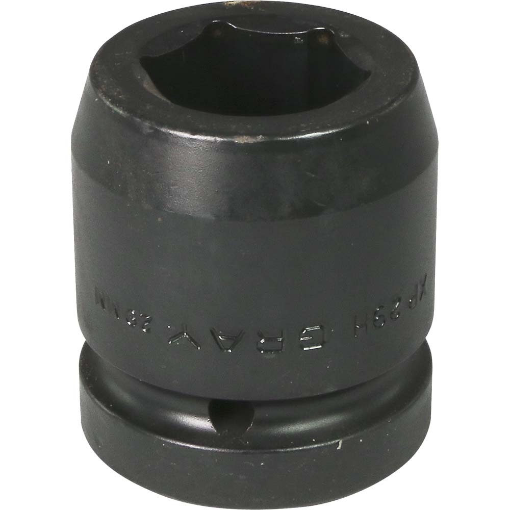 29mm X 1" Drive, 6 Point Standard Length, Impact Socket