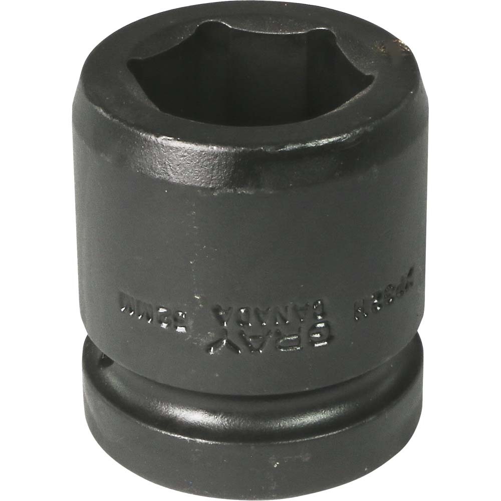 32mm X 1" Drive, 6 Point Standard Length, Impact Socket