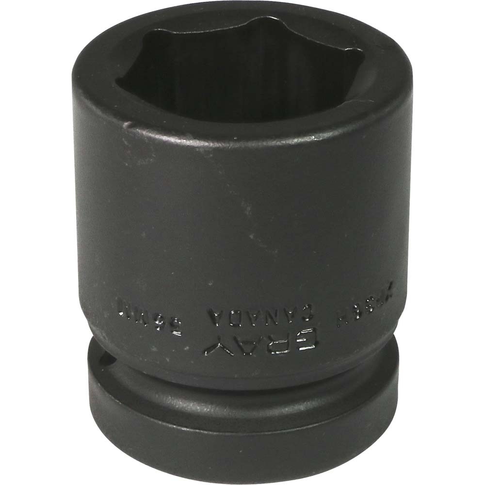 36mm X 1" Drive, 6 Point Standard Length, Impact Socket