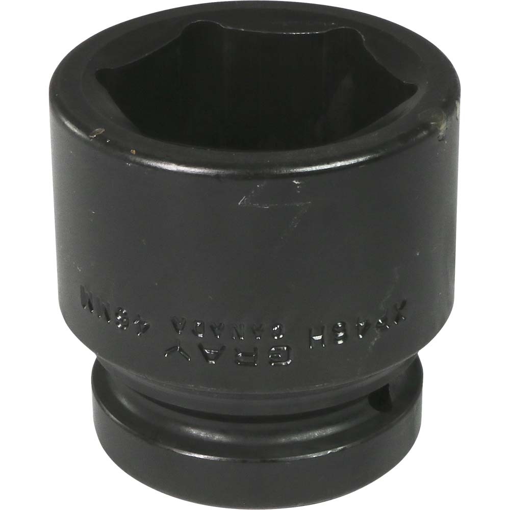 46mm X 1" Drive, 6 Point Standard Length, Impact Socket