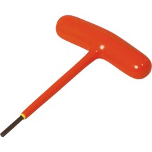 Gray Tools 68607-I - 7/64" S2 T-handle Hex Key, 1000V Insulated