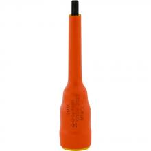Gray Tools MTW5L-I - 5mm X 3/8" Drive Extra Long Hex Head, 1000V Insulated Socket