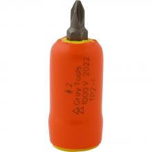 Gray Tools TP2-I - No. 2 X 3/8" Drive Standard Length Phillips Head, 1000V Insulated Socket