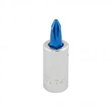 Gray Tools VP2 - 1/4" Drive Phillips® Bit Socket, No 2, Chrome Finish Socket