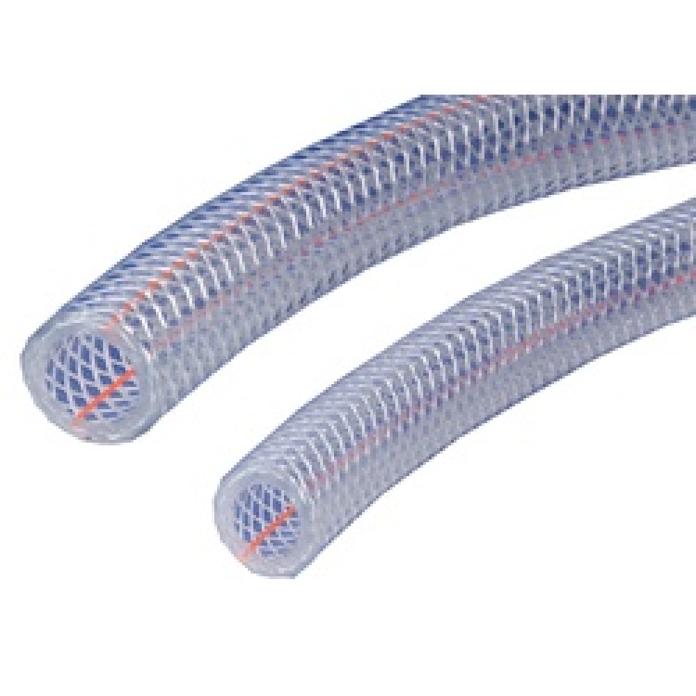 3/8X100' CLEAR REINFORCED PVC -KURITEC