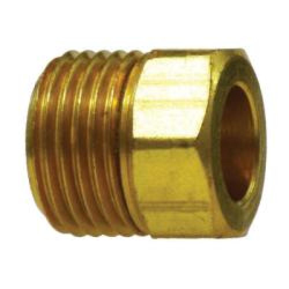 NUT HEX 5/8IN MALE INVERTED FLRD BRS