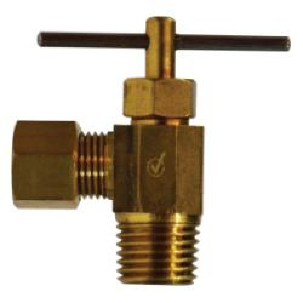VALVE NDL 1/4 X 1/4IN COMPRESSION X MIP