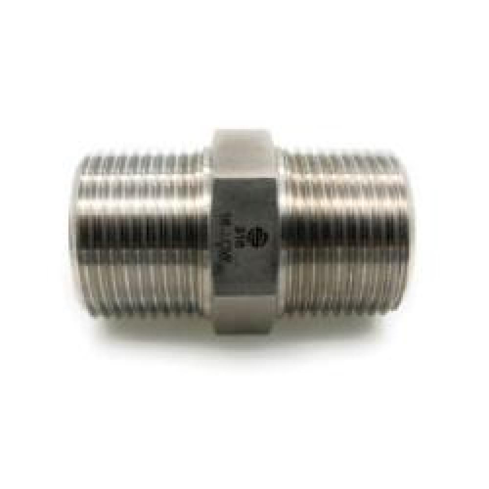 NIPPLE HEX REDUCING 3/4IN MNPT 3/4IN SST