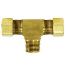 Buchanan 18296B - TEE BR BARSTOCK 3/8IN COMPRESSION 3/8IN