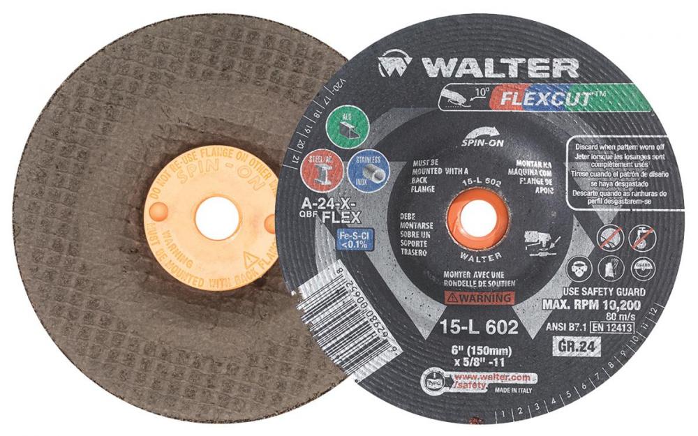 6" X 5/8-11 GR 24 FLEXCUT