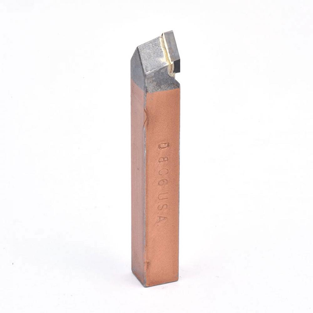 CARBIDE TIPPED SINGLE POINT BRAZED TOOL STYLE D8 GRADE C6