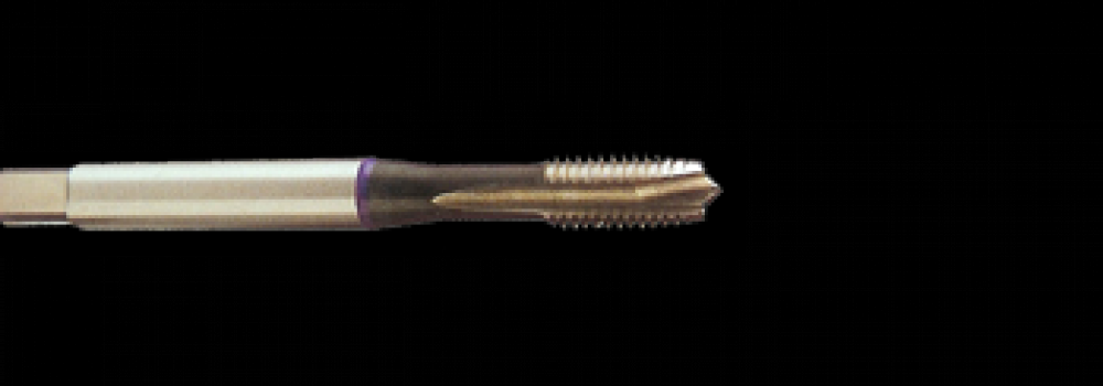 M6.0 X 1.00 VIOLET RING SPIRAL POINT DIN APPLICATION TAP TiCN COATED