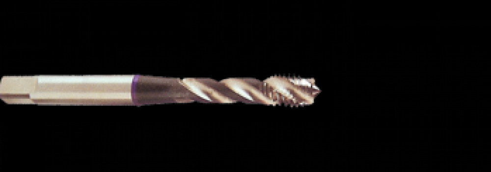 M4.0 X 0.70 VIOLET RING SPIRAL FLUTE DIN APPLICATION TAP