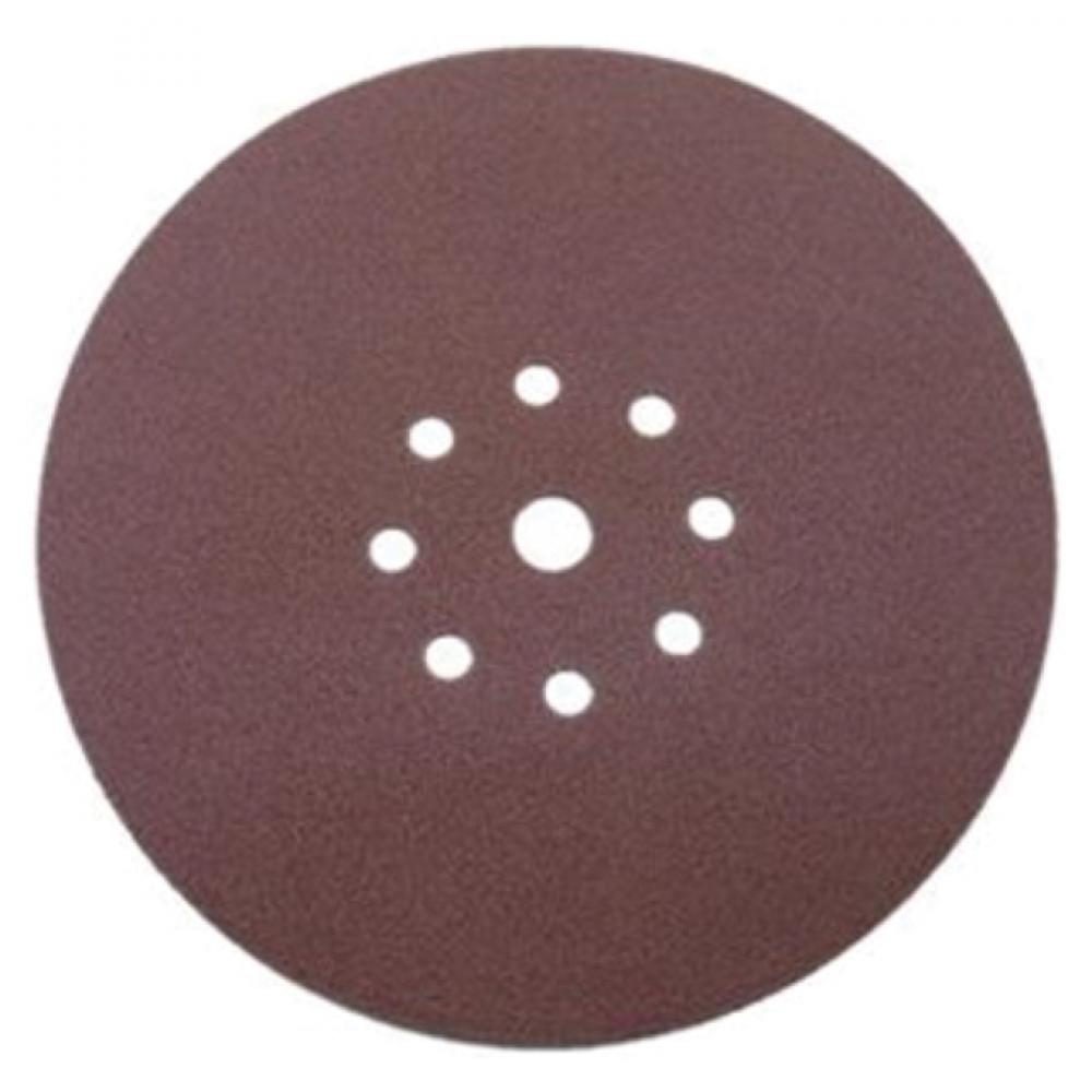 ABRASIVE PAPER DISC 9 HOLES 120G 25/SET
