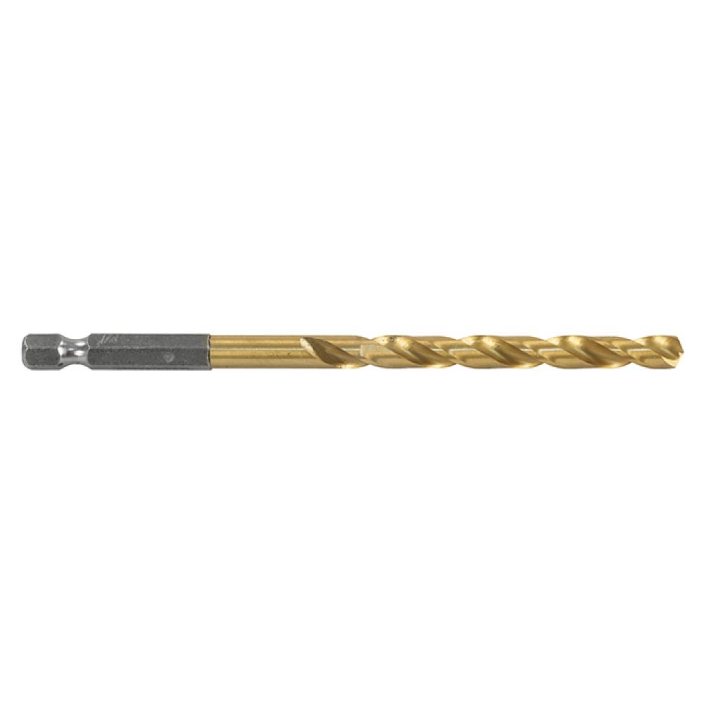 1/4" Hex HSS-TiN (Titanium-Nitride) Twist Drill Bits