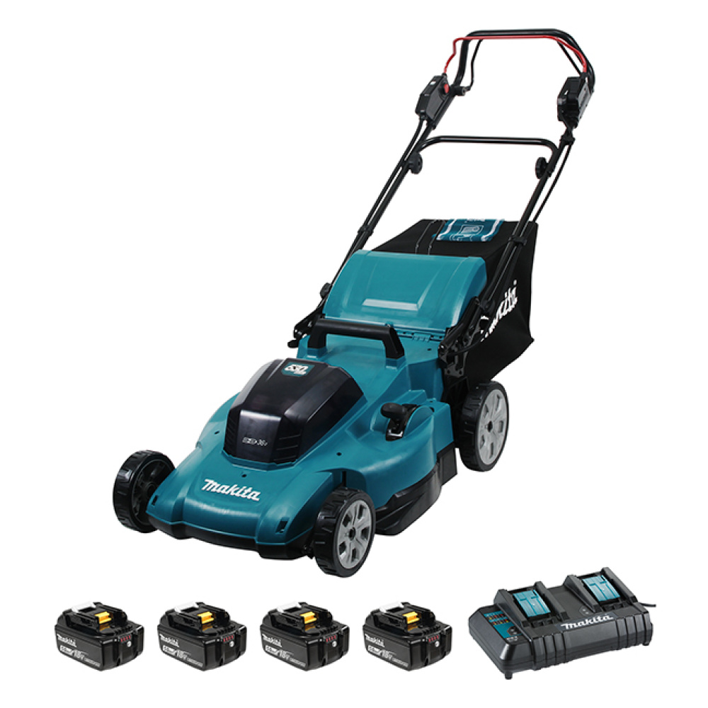 36V(18Vx2) LXT 21" Self-Propelled Lawn Mower, 5.0Ah x4Kit