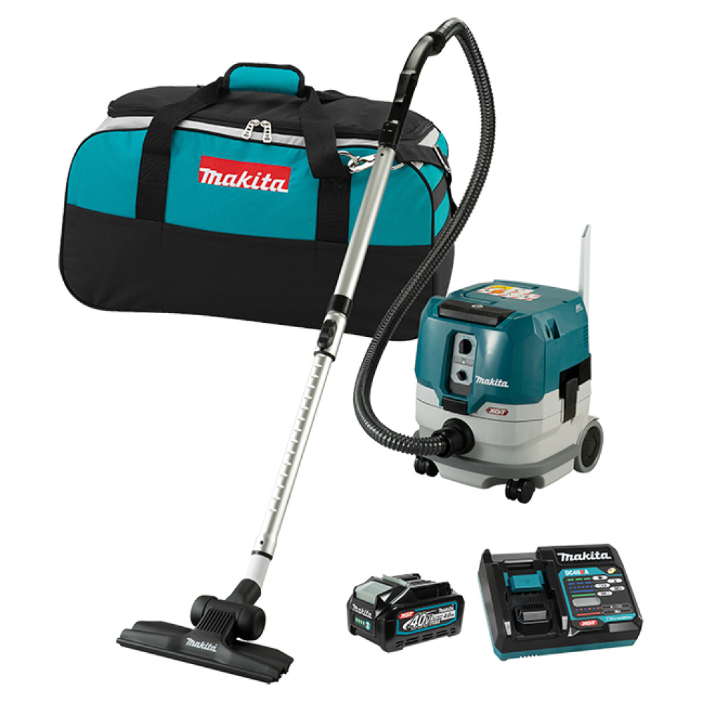 40Vmax XGT Brushless 8 L Dry Vacuum Cleaner, 4.0Ah x1Kit