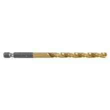 Makita D-23927 - 1/4" Hex HSS-TiN (Titanium-Nitride) Twist Drill Bits