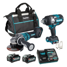 Makita DK0192G202 - 40Vmax XGT Brushless 2 Tool Combo Kit, 4.0Ah x2